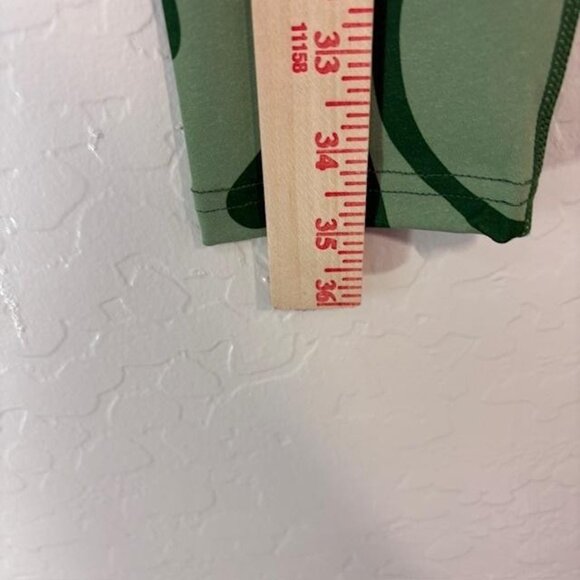 Vitality x Cosmopolitan Leggings Womens Small Green High Rise Abstract Yoga - Picture 8 of 9